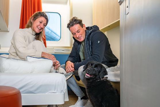 Huisdier aan boord DFDS