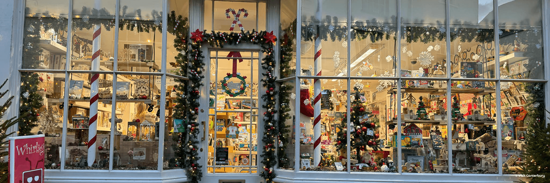 Kerst etalage Canterury